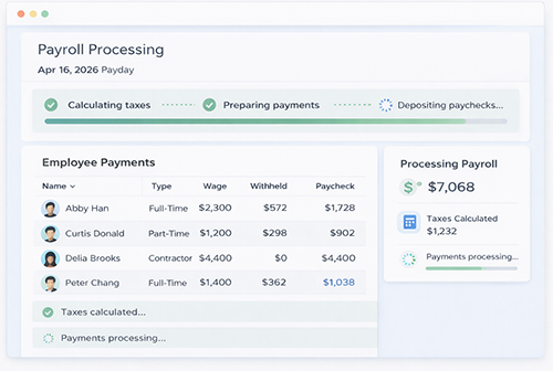Automated Payroll Processing